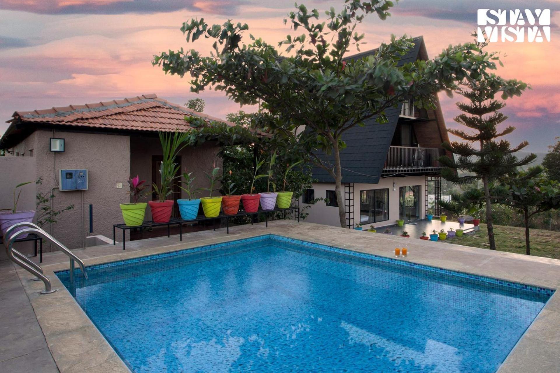Stayvista At Hillside Harmony Pvt Pool & Free Breakfast Бангалор Екстериор снимка